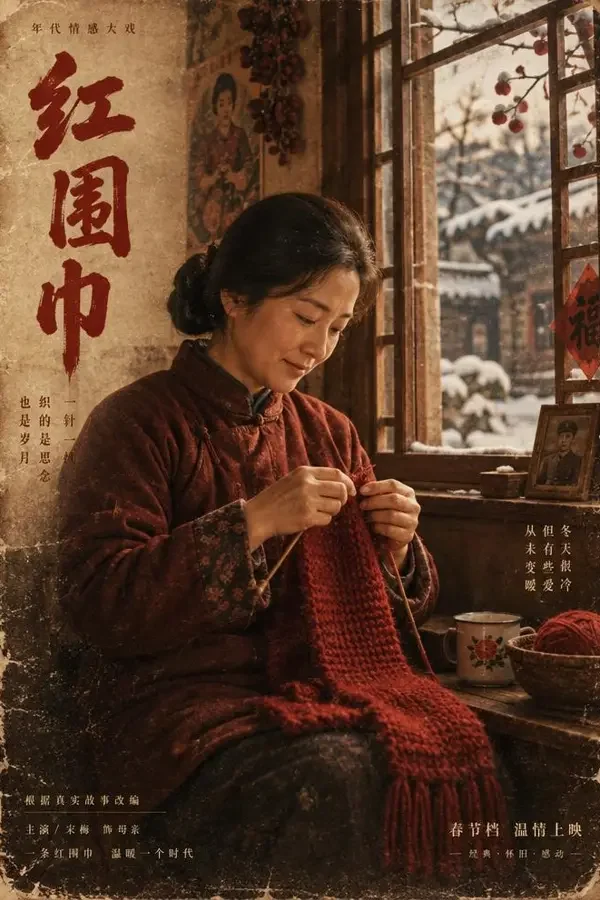 岁月里的红围巾 短剧海报