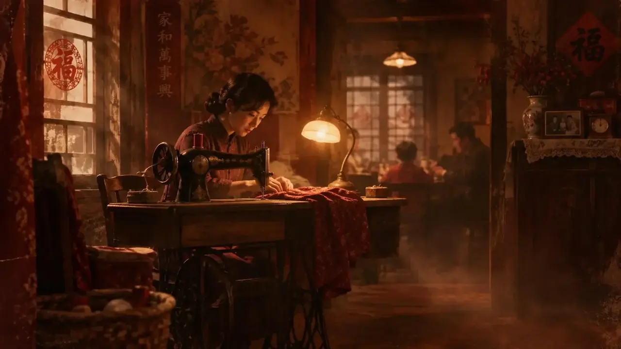 母亲的缝纫机 - 黄果短剧 母亲的缝纫机 年代情感短剧推荐